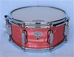 13x6 Pink Pearl Wrap Snare Drum